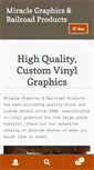 Mobile Screenshot of miraclerailroadproducts.com